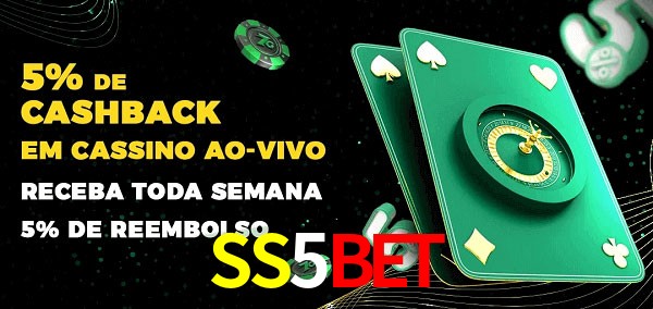 Promoções do cassino ao Vivo SS5Bet